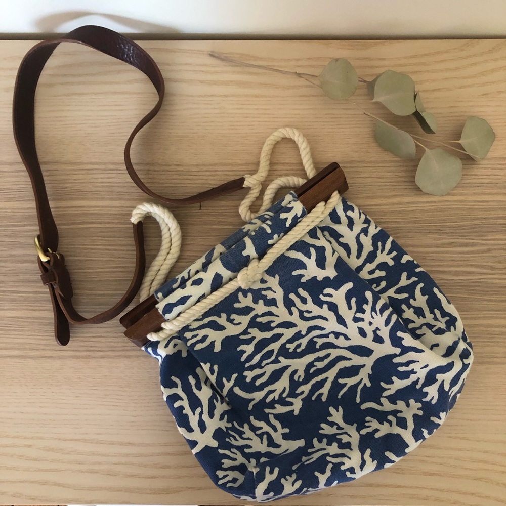 KJP Crossbody Bag in Blue Coral